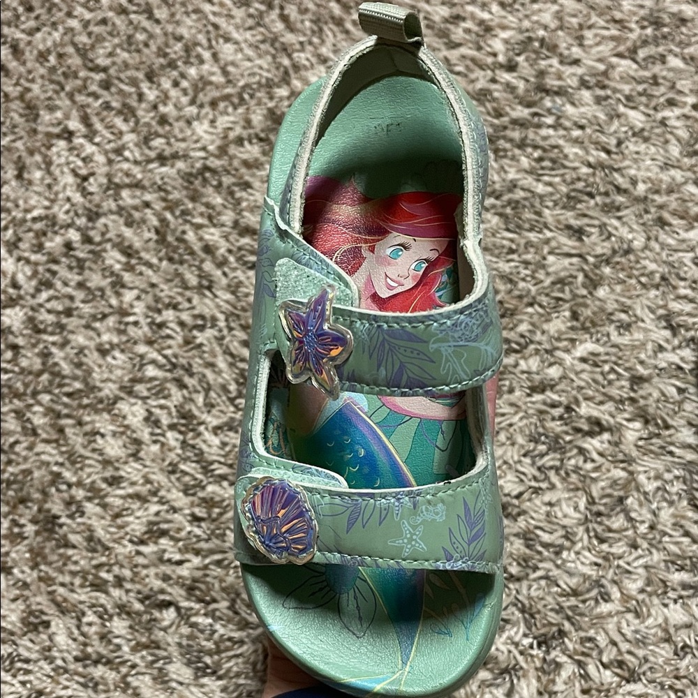 Kids Disney The Little Mermaid Sandals with Starfish Accents